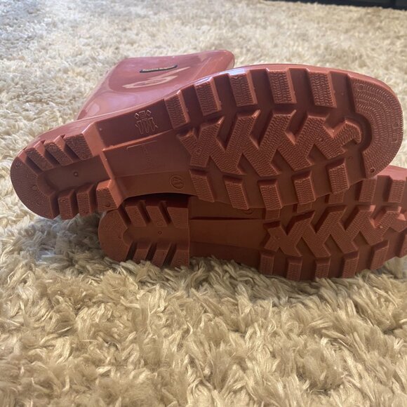 Tall Waterproof Rain Boots in Hawthorn Red - Picture 6 of 6